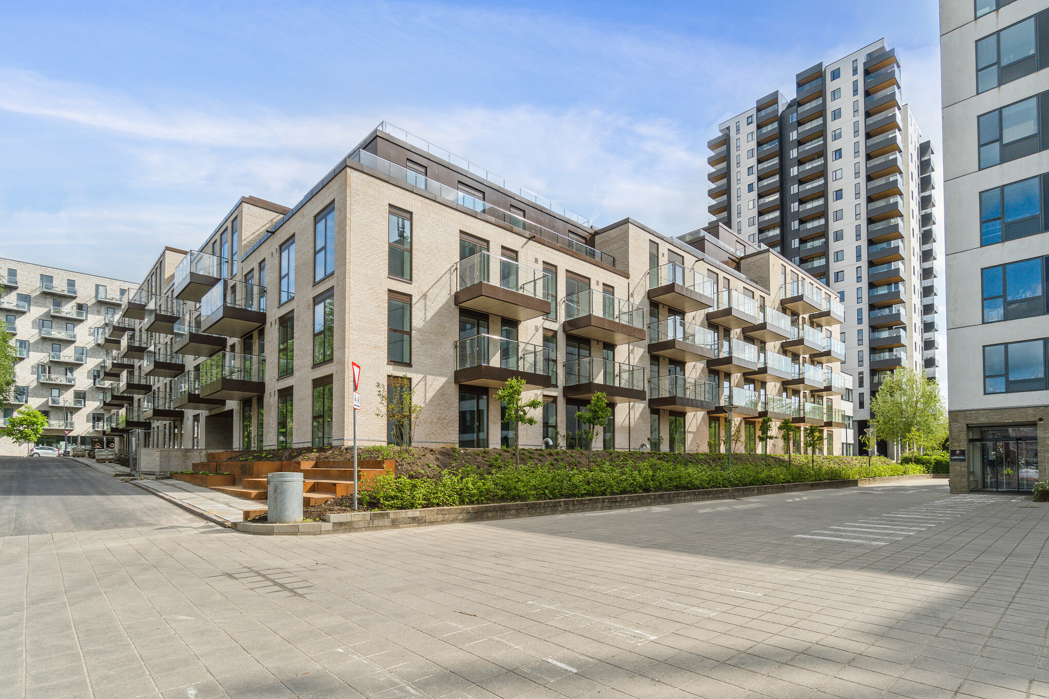 Facade lejeboliger Maltgården Ceres Allé 11 i Aarhus