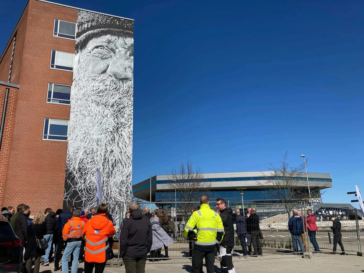 Kunst Street Art Mindet 2 Gavlmaleri Olav De Linde Hendrik Beikirch