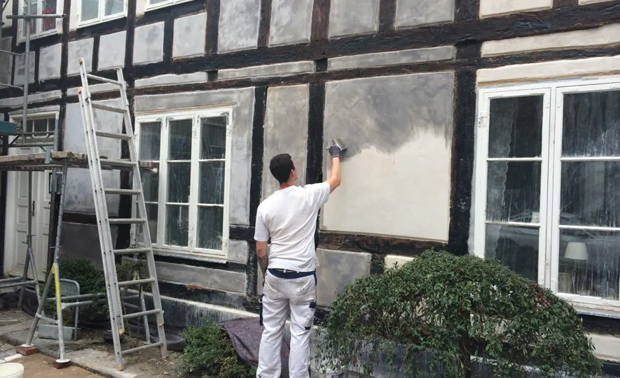 Ejendomsselskabet Olav de Linde byggeproces maler