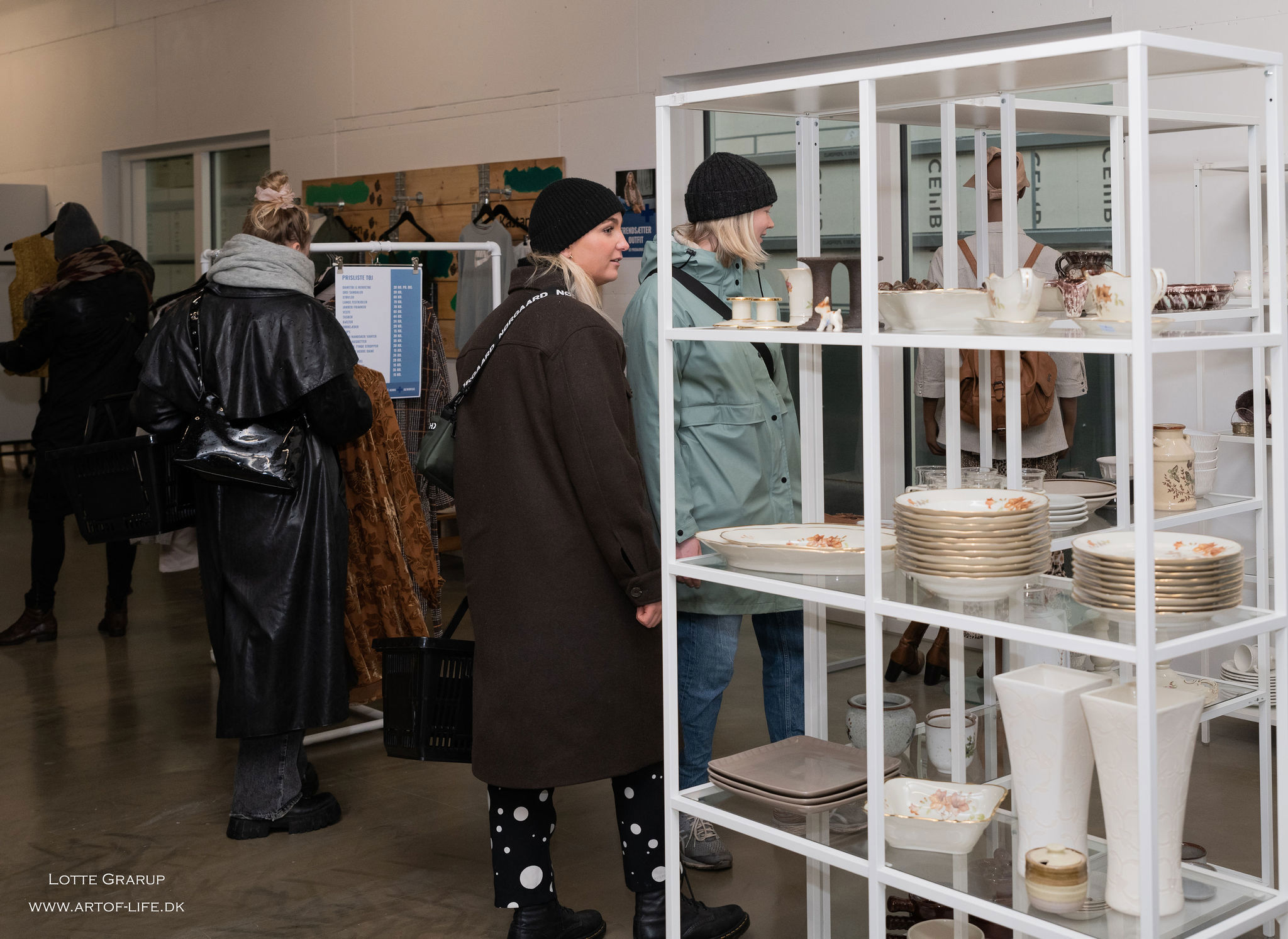 Gæster i Blå Kors lokaler på Ankersgade 12 i Aarhus 2022