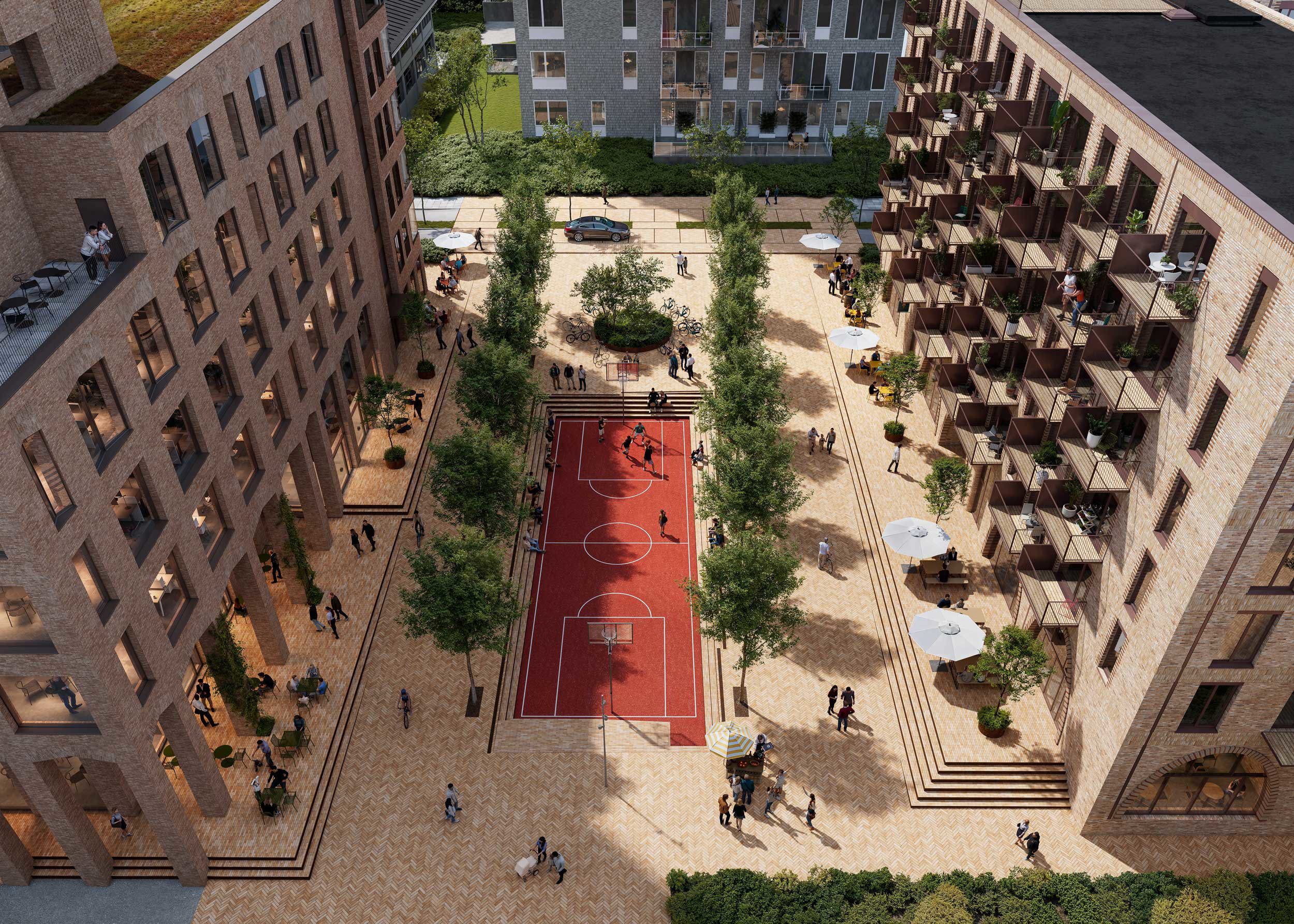 Ramblaen ender ved Katrinetorvet