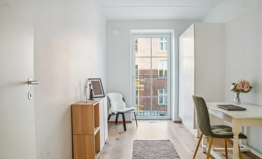 Interiør i lejeboliger på Tolderlundsvej i Odense