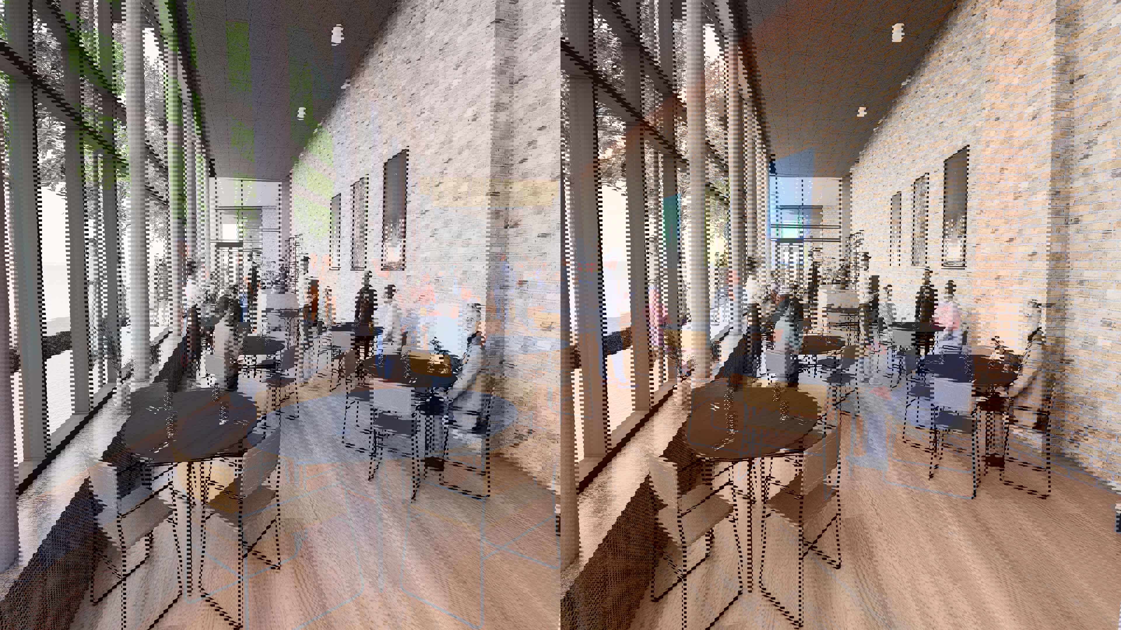 Maltgården Ceres Allé 11 i Aarhus visualisering