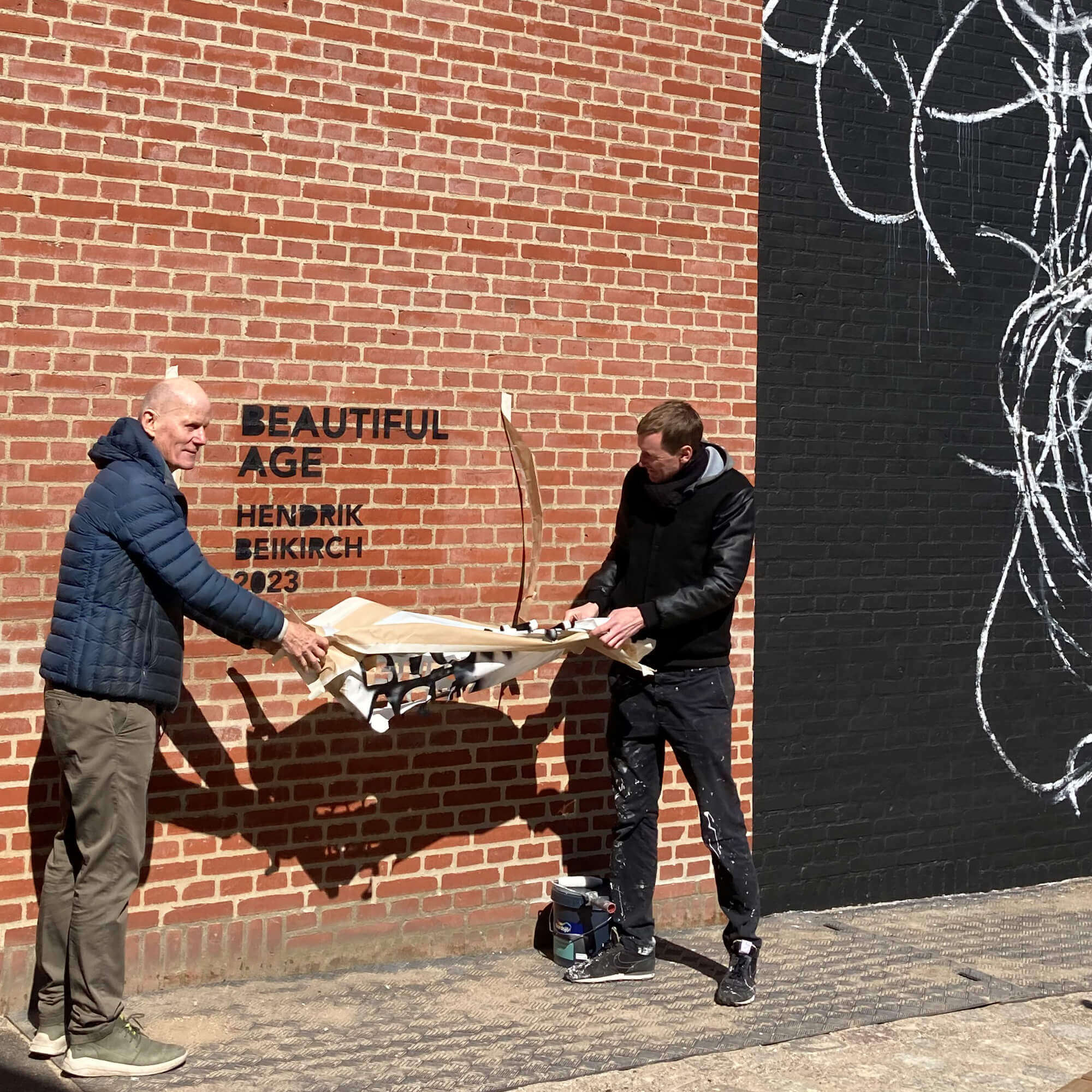  Kunst Street Art Mindet 2 Gavlmaleri Olav De Linde Hendrik Beikirch