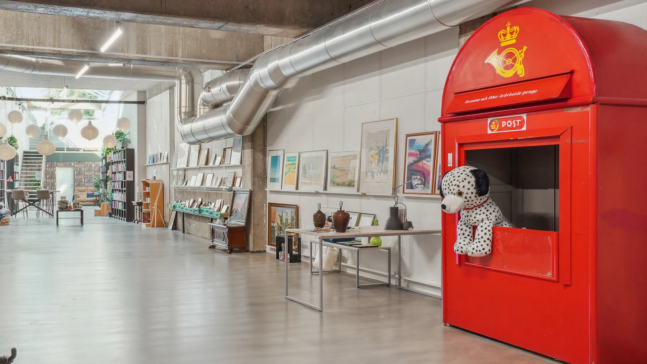 Blå kors lokaler i den gamle postcentral på Ankersgade 12 i Aarhus 2022