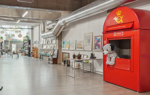 Genbrugsbutik i genbrugsejendom