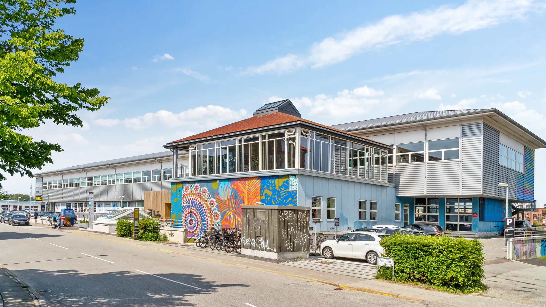 Facade på Ankersgade 12 i Aarhus 2023