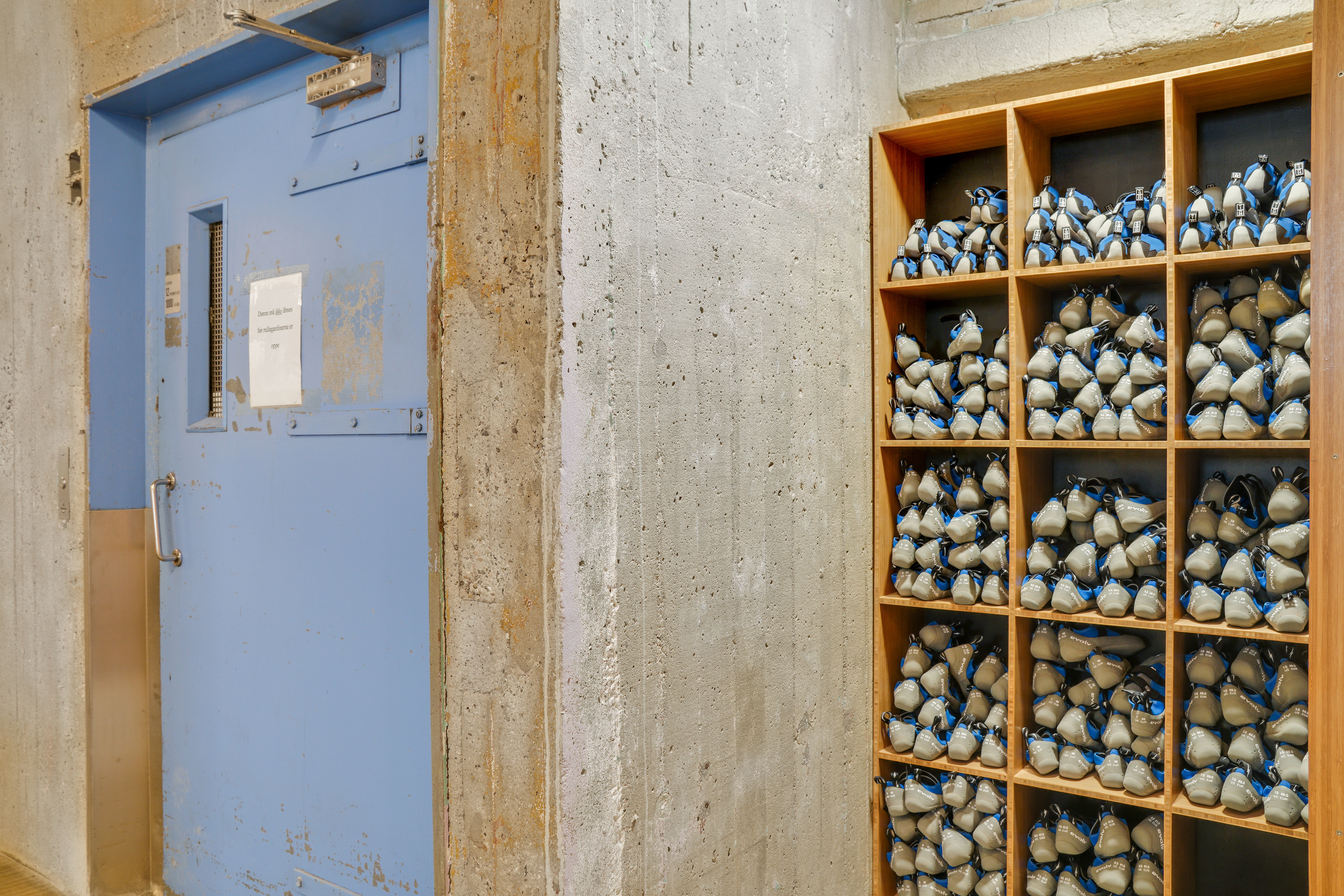 Boulders lokaler i den gamle postcentral på Ankersgade 12 i Aarhus 2021