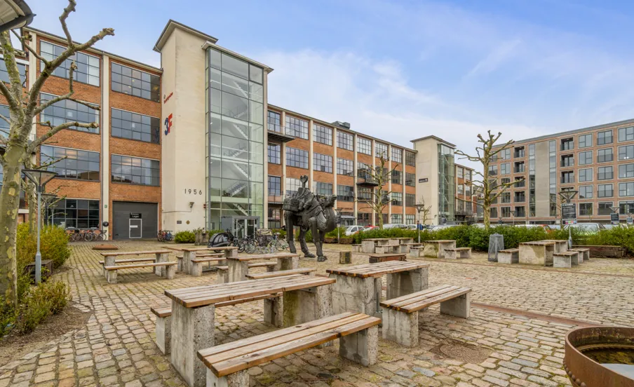 Facade og uderum Thrige Firkanten i Odense 2023