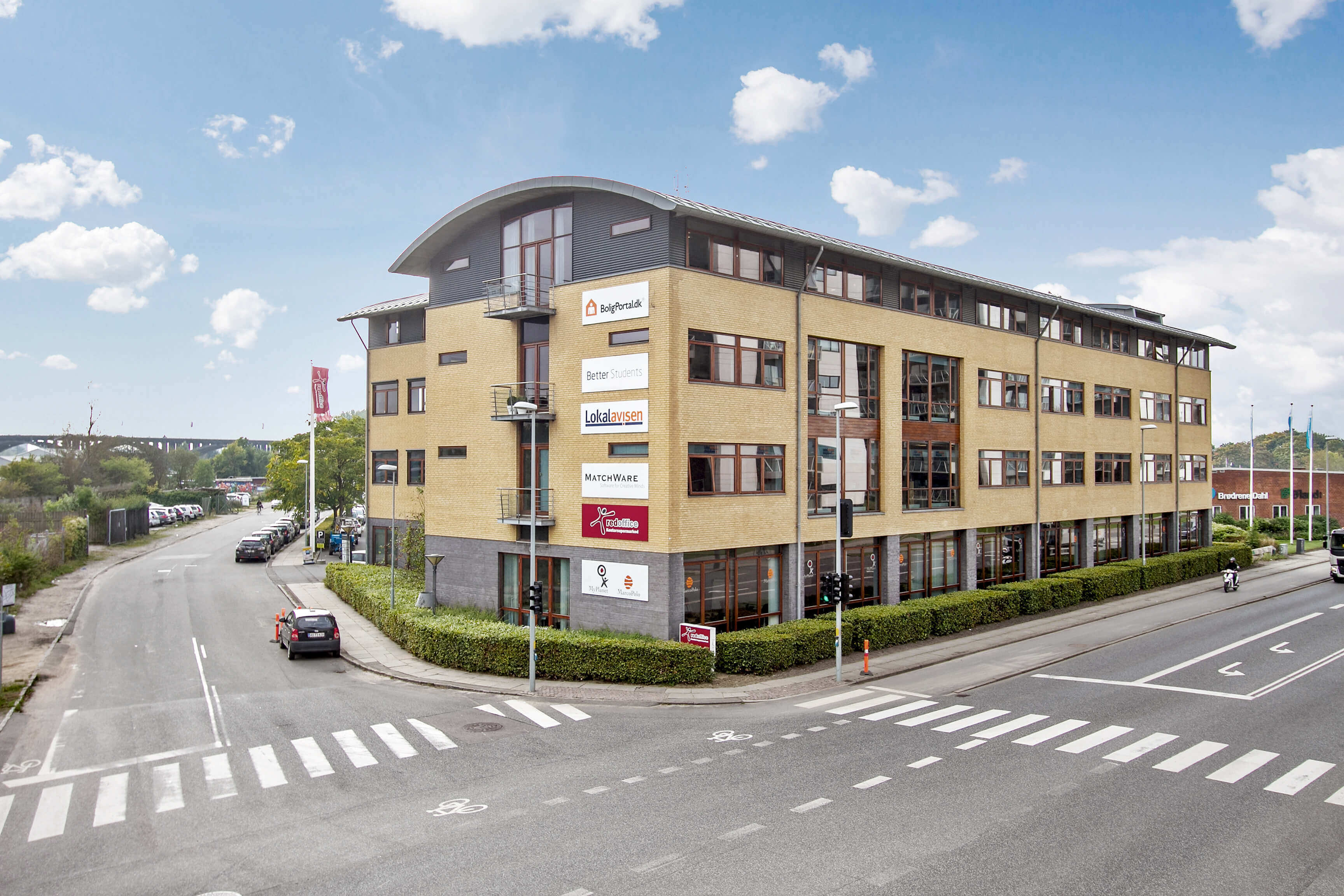 Facade P Hiort Lorenzens Vej 2 Thomas Koppels Gade 2 i Aarhus