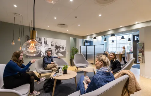 Kontorhuset Thrige fejrer ét år med næsten fuldt hus