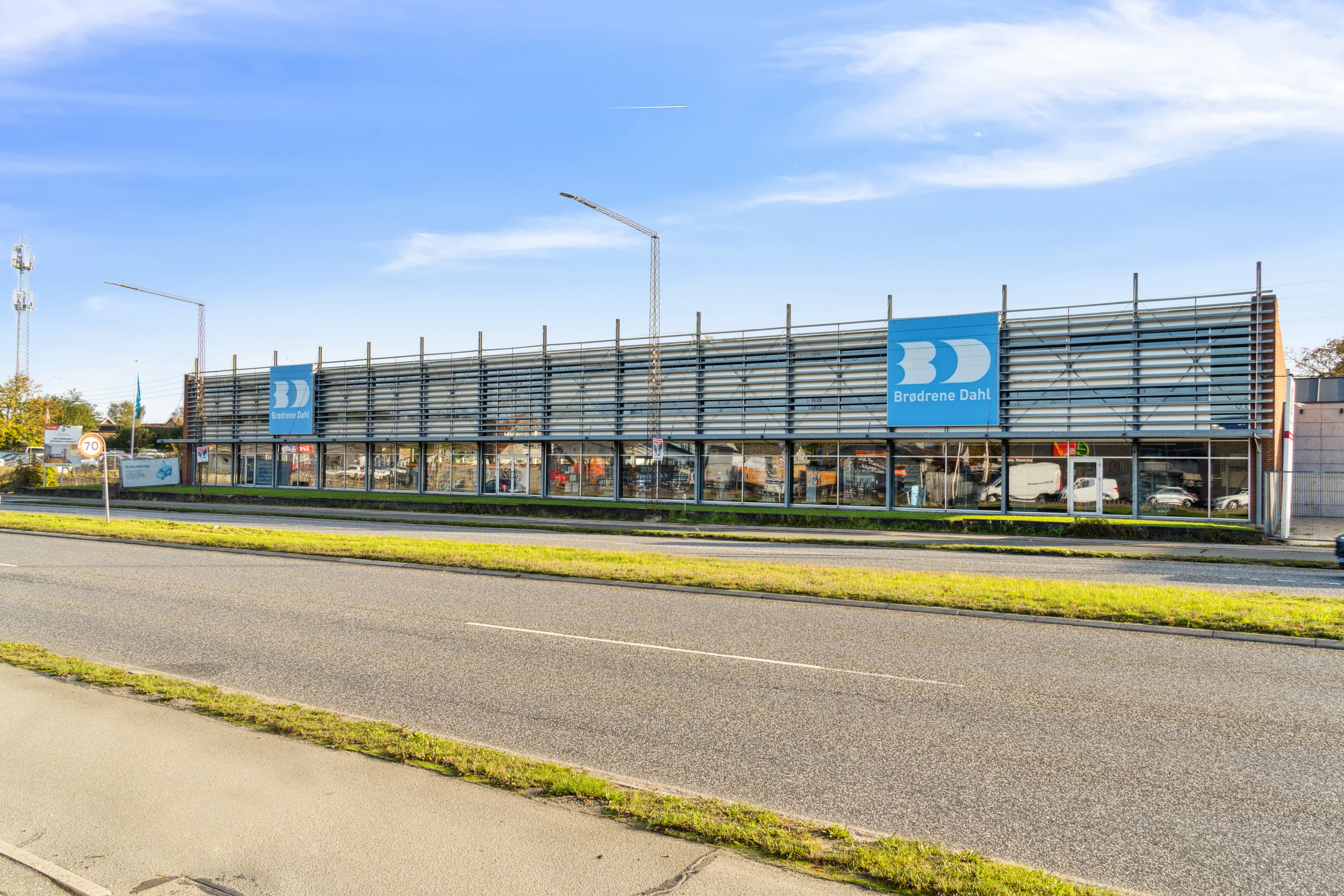 Facade på Brødrene Dahl butik Tomsagervej 11  i Aarhus