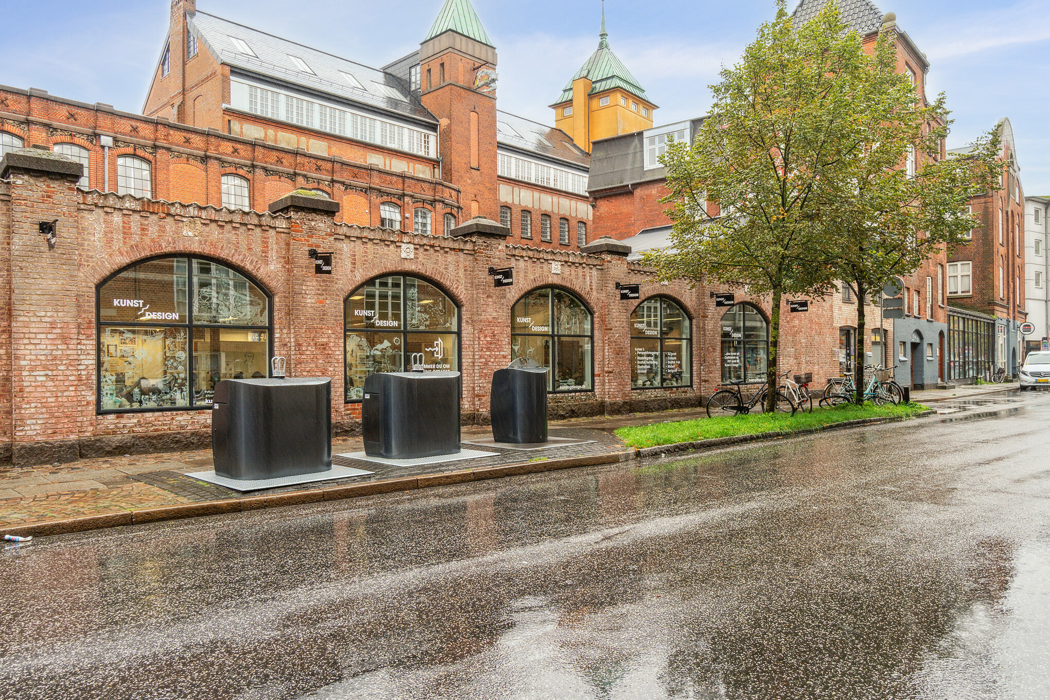 Facade Skolen For Kunst Og Design Chokoladefabrikken Elvirasminde Klostergade i Aarhus