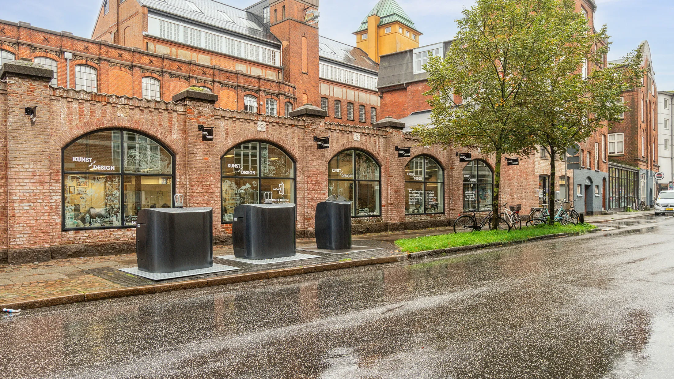 Facade Skolen For Kunst Og Design Chokoladefabrikken Elvirasminde Klostergade i Aarhus