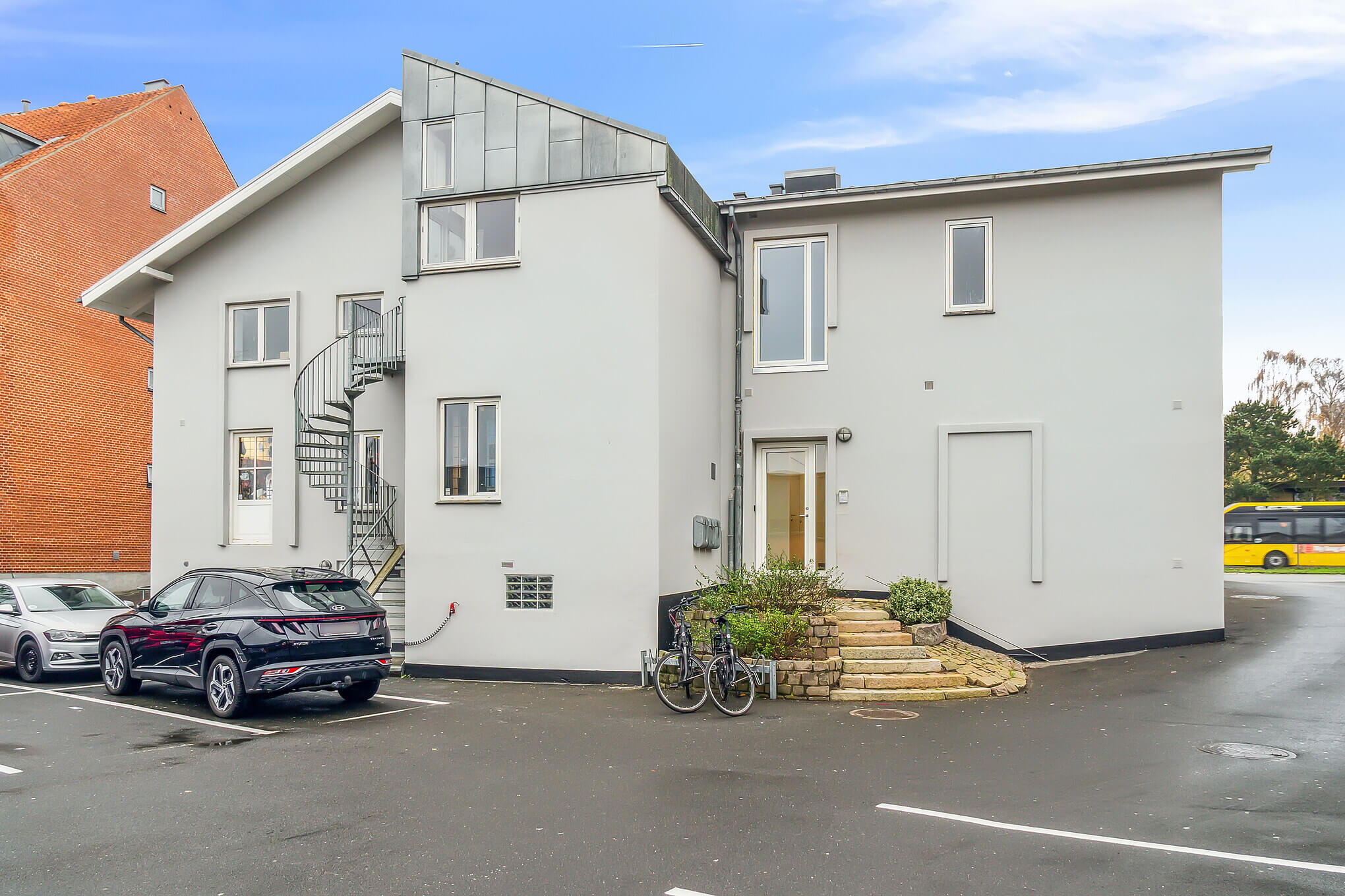 Facade på  på Skanderborgvej 212 C i Aarhus