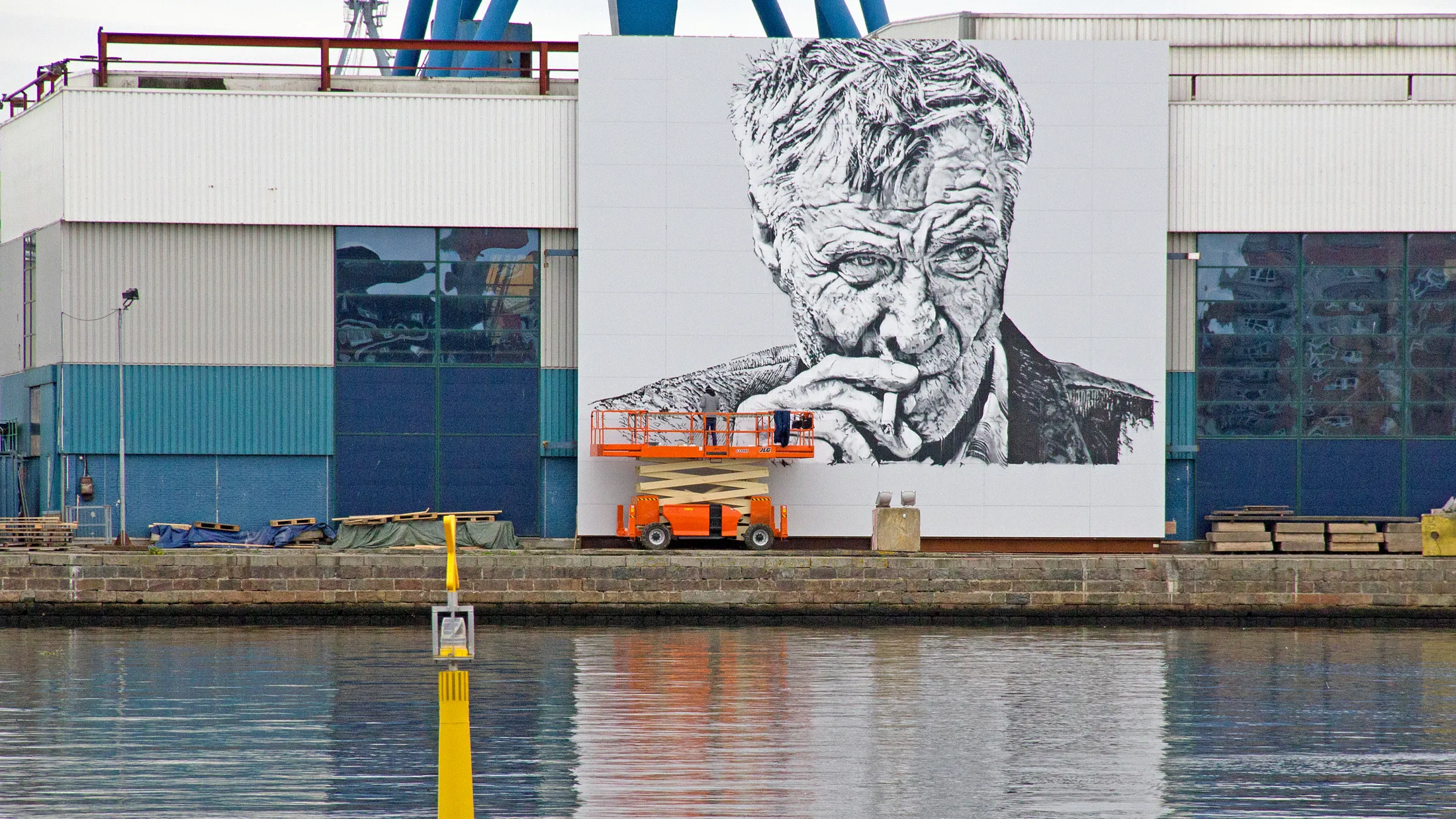 Kunst Streetart Mellemarmen Balticagade 21 Hendrik Beikirch 2016
