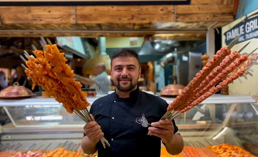 Metin Usta kongen af kebab Bazar Vest 