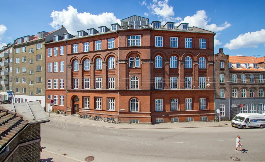 Facade Ny Banegårdsgade 55 i Aarhus
