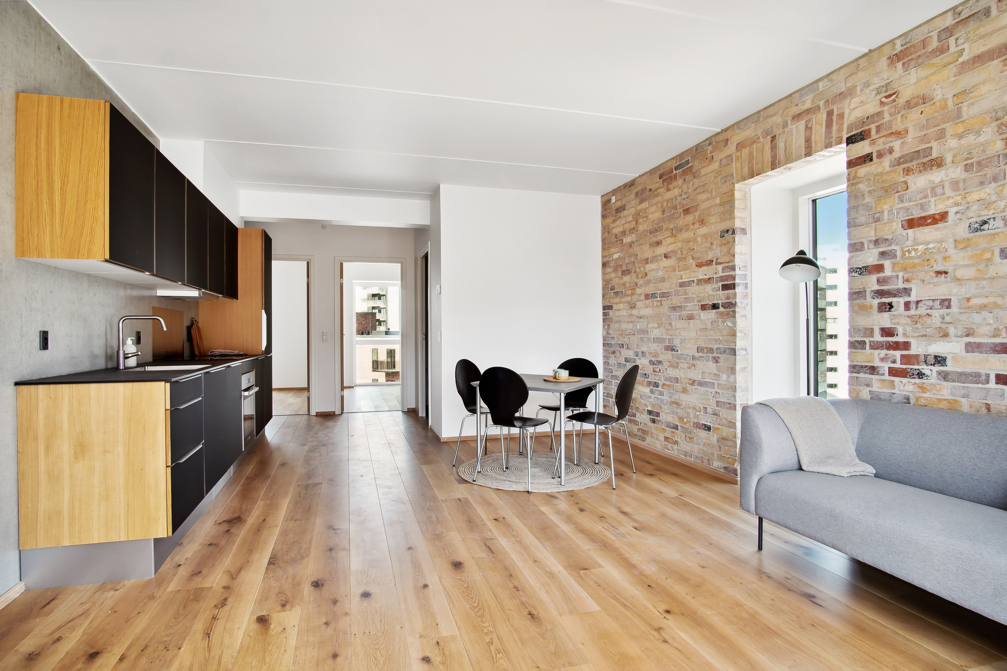 Interiør i lejeboliger i Margarinegården på Thomas Koppels Gade i  Aarhus