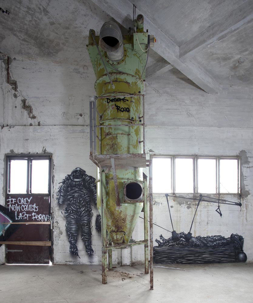 Kunst Streetart Dokken Mellemarmen Balticagde Daleast 2012