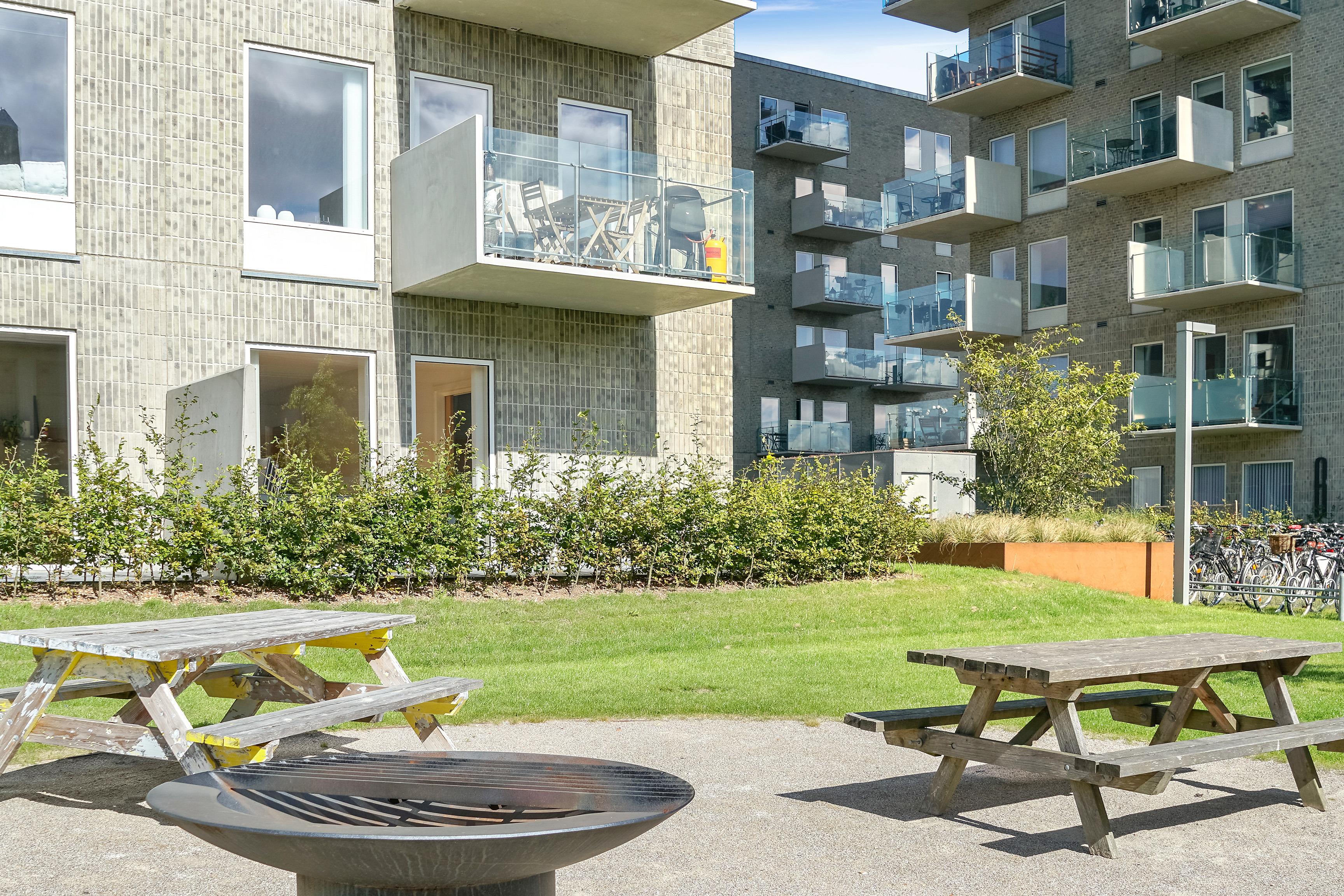 Nabolaget Møllevangs Allé 157 uderum i Aarhus