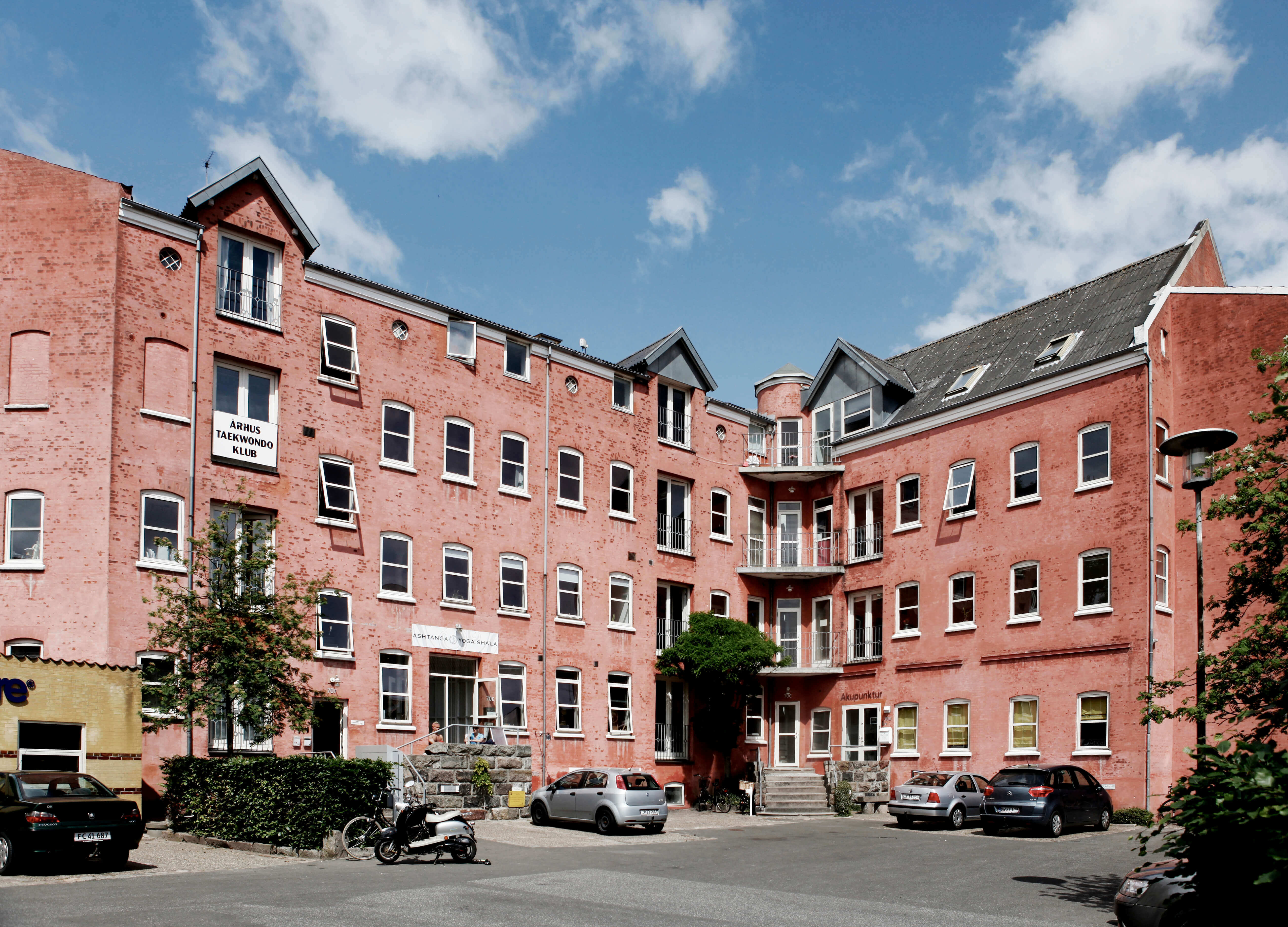 Facade Nørre Allé 70 i Aarhus