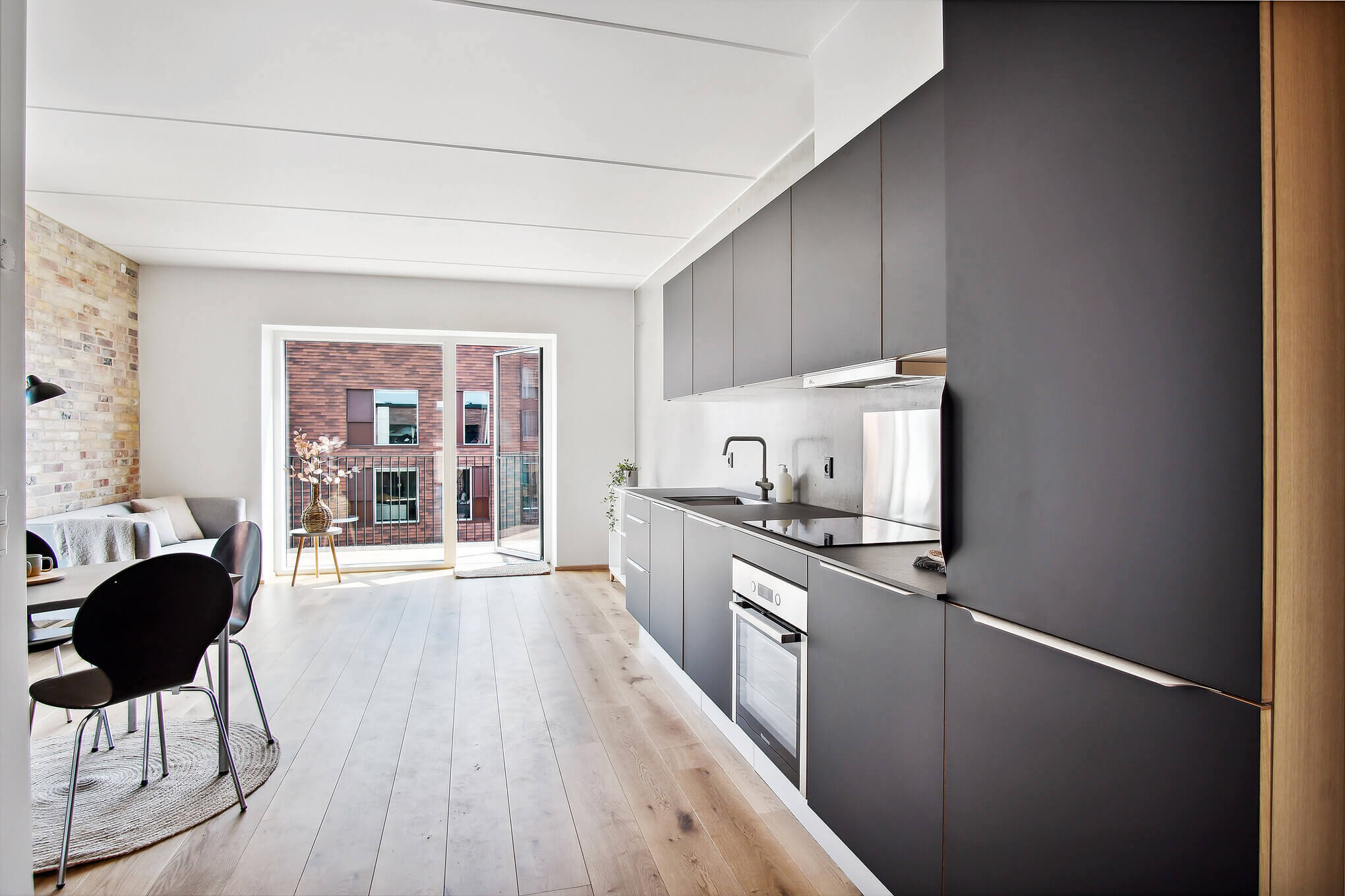 Lejeboliger i Margarinegården på Thomas Koppels Gade i Aarhus