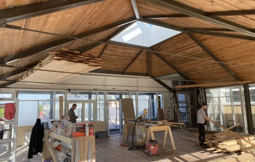 Orangeri af genbrug: 90 procent af materialerne har haft et tidligere liv