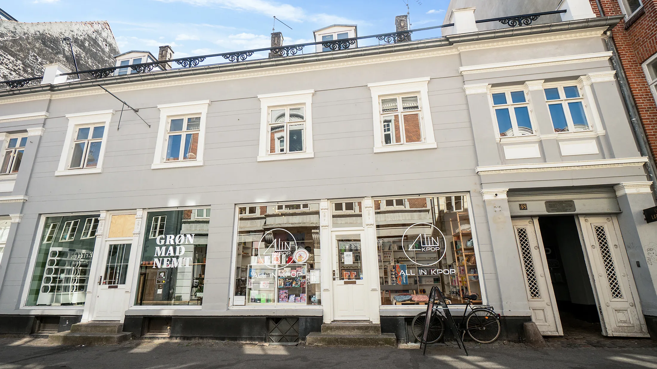 Facade Mejlgade 48 i Aarhus
