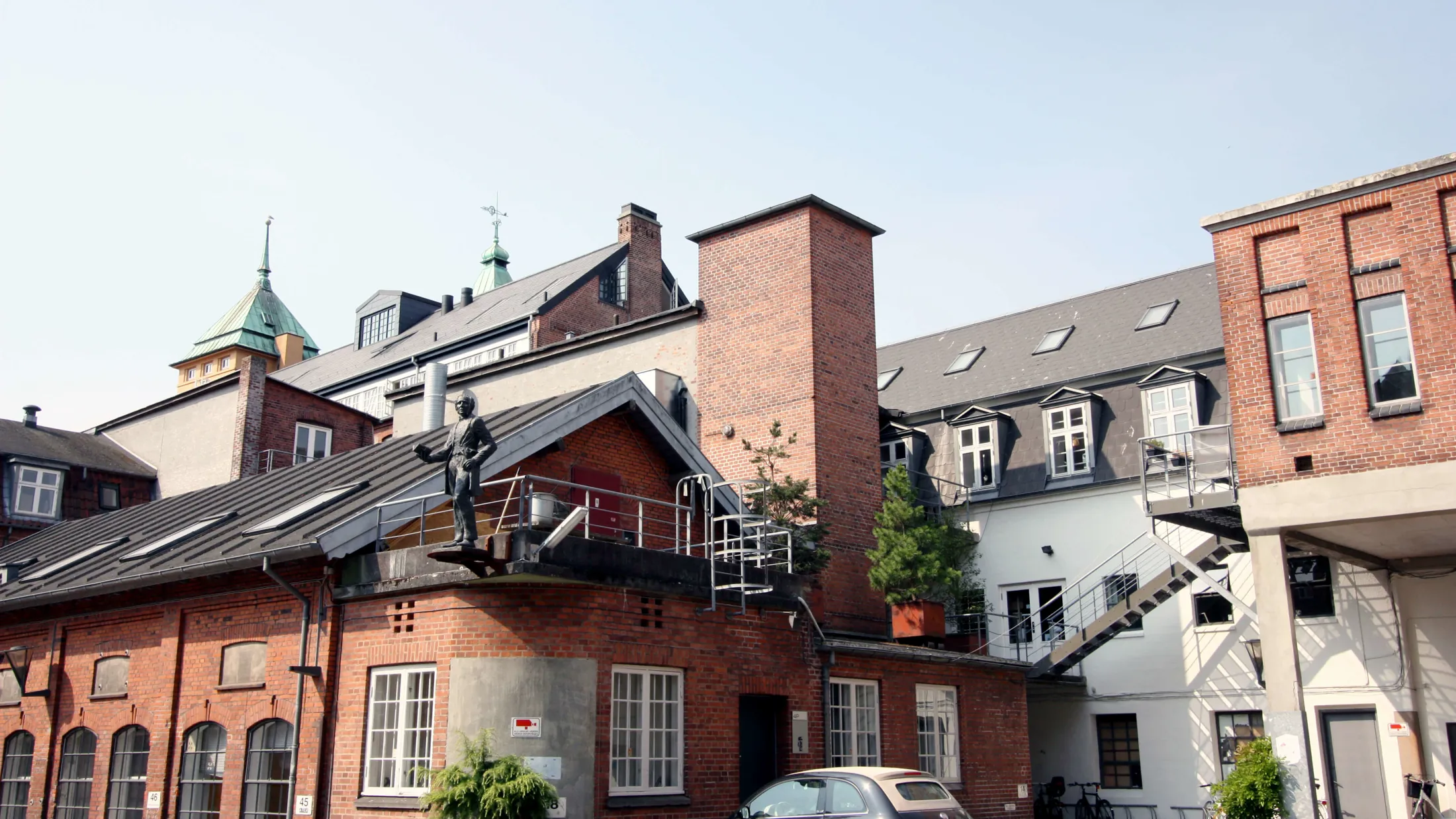 Facade Chokoladefabrikken Elvirasminde på Klostergade 28 i Aarhus