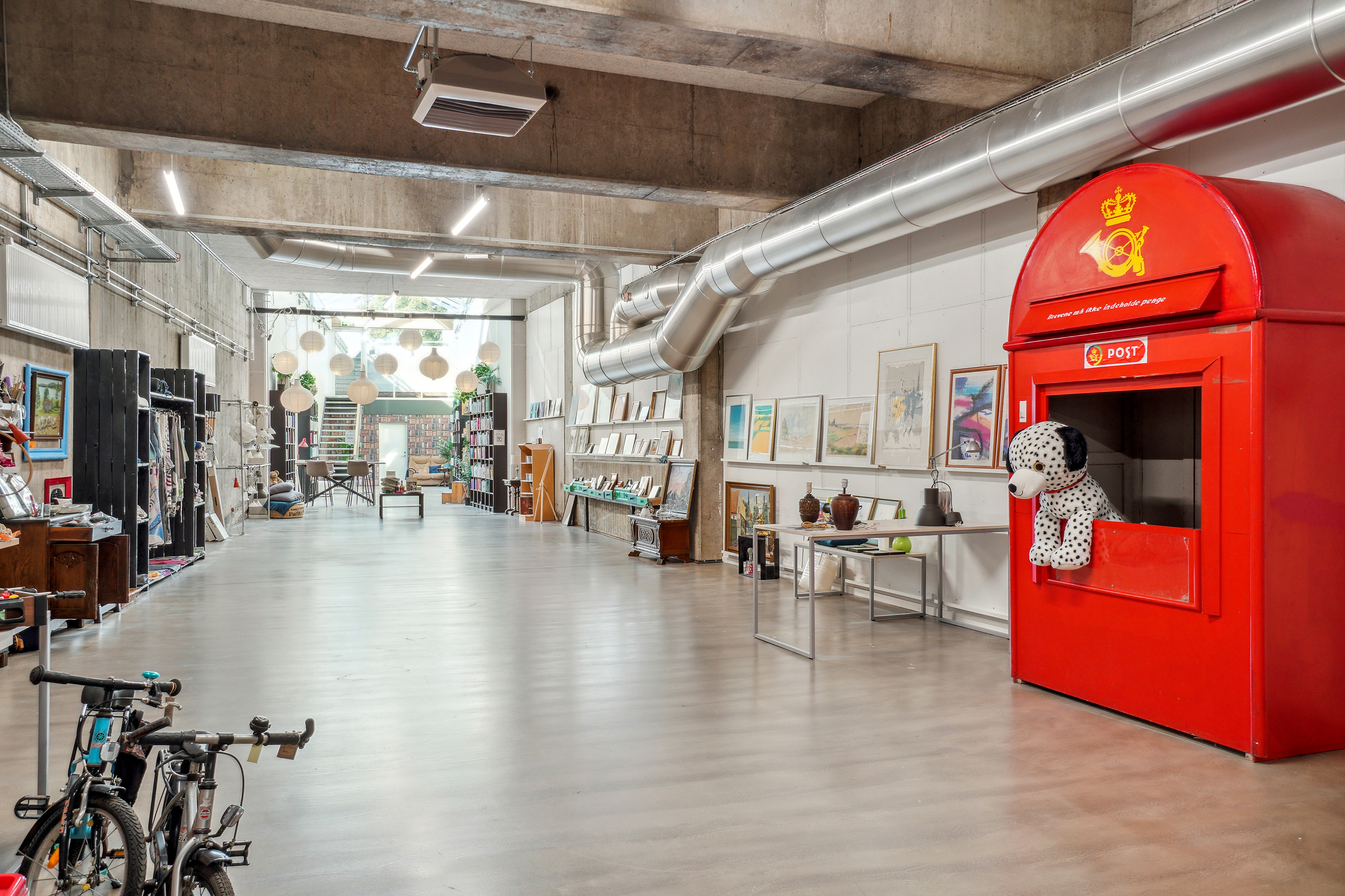 Blå kors lokaler i den gamle postcentral på Ankersgade 12 i Aarhus 2022