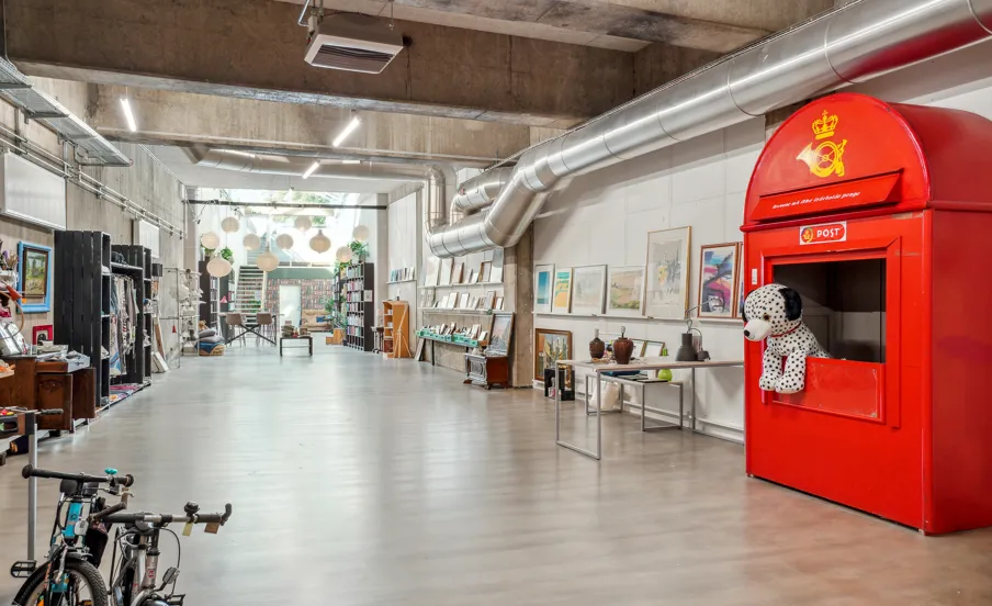 Blå kors lokaler i den gamle postcentral på Ankersgade 12 i Aarhus 2022