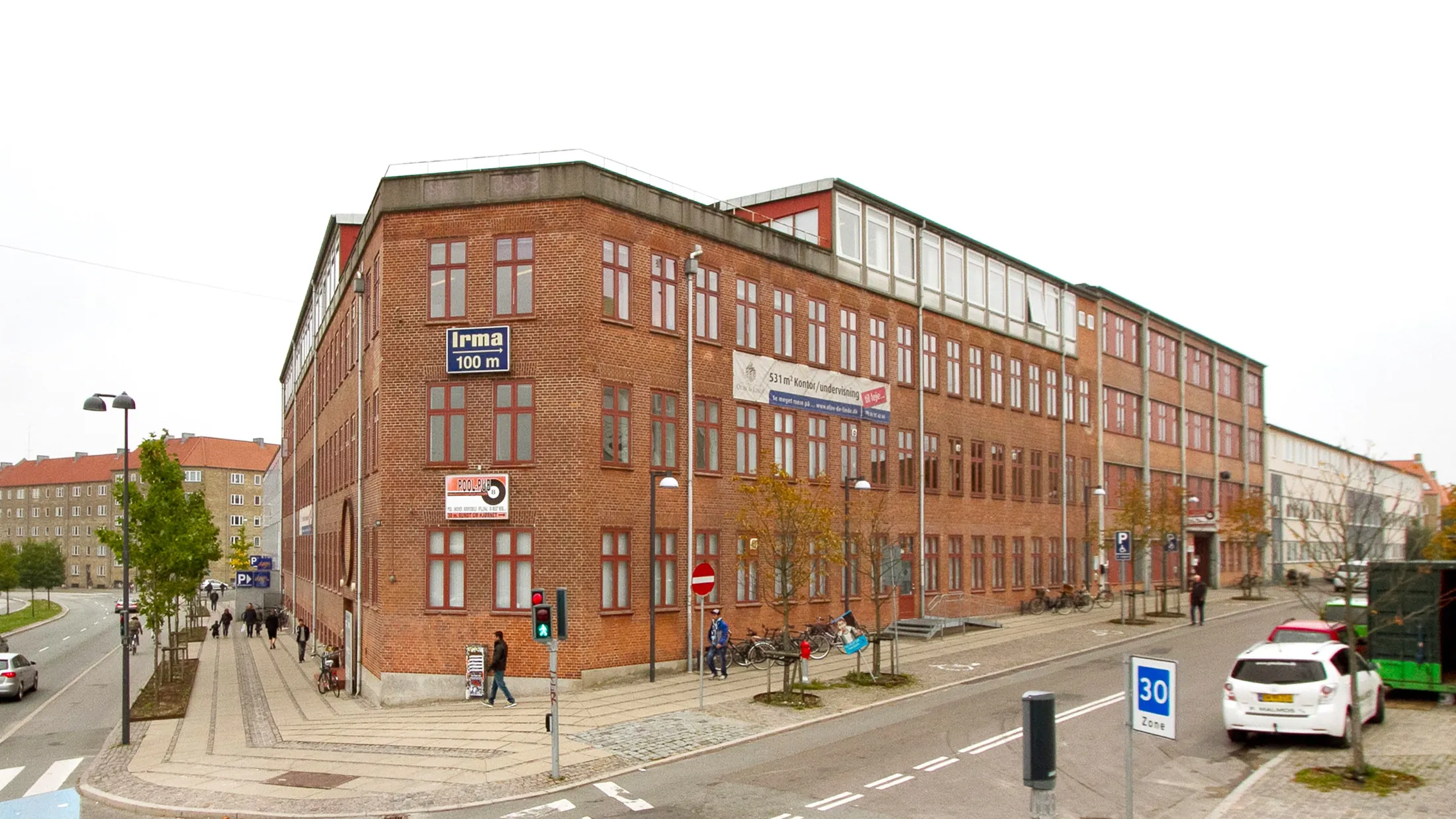 Facade Tomsgårdsvej 17-19 i København