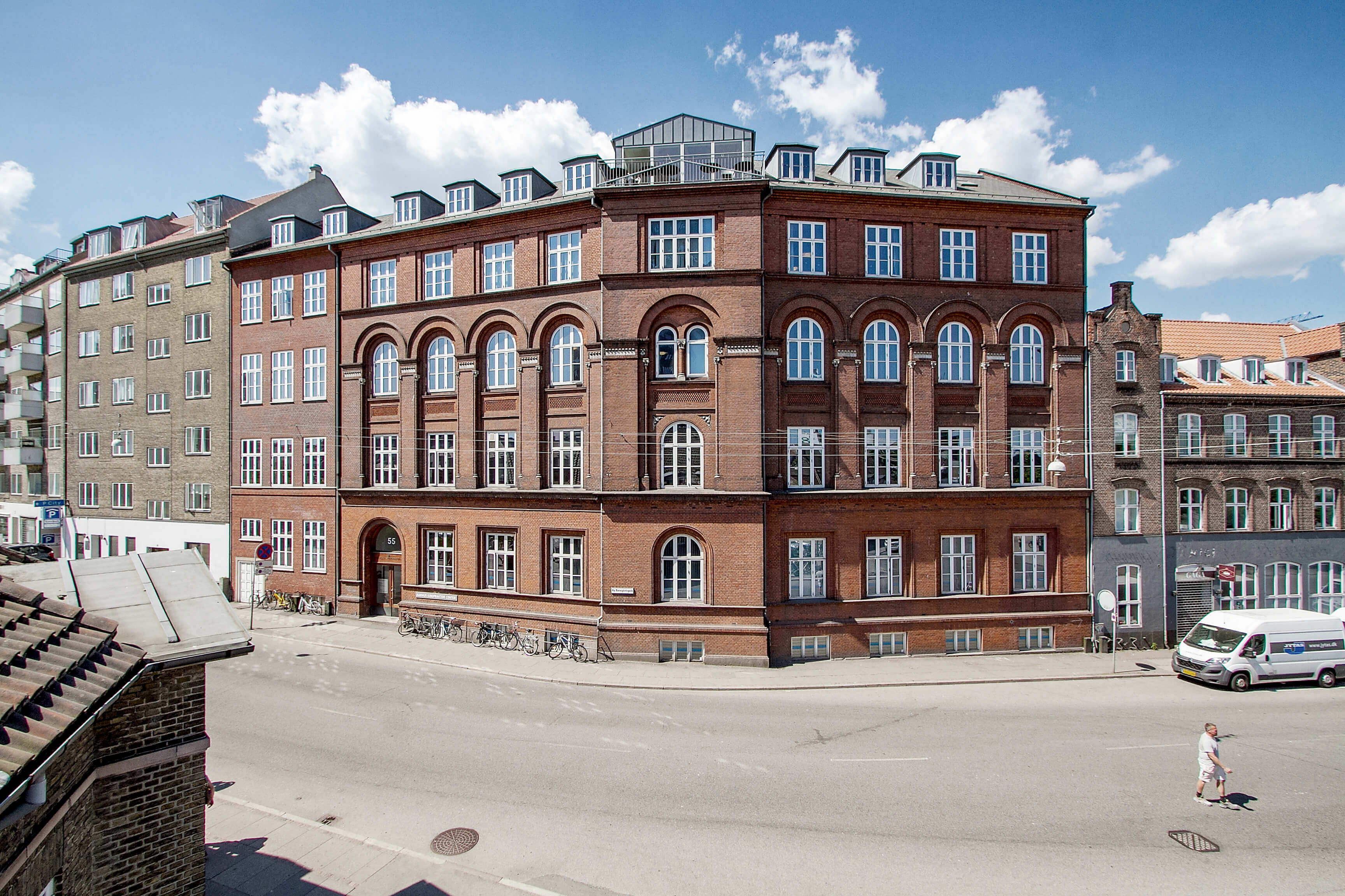 Facade Ny Banegårdsgade 55 i Aarhus