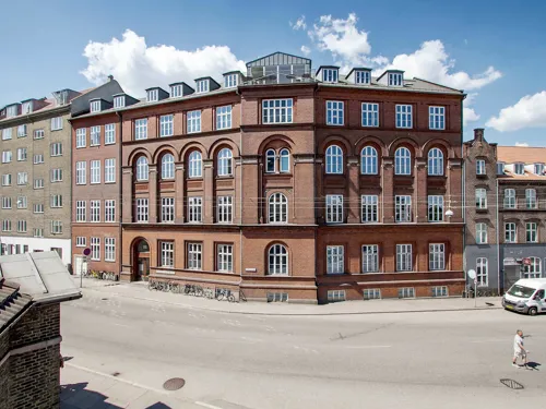 Facade Ny Banegårdsgade 55 i Aarhus