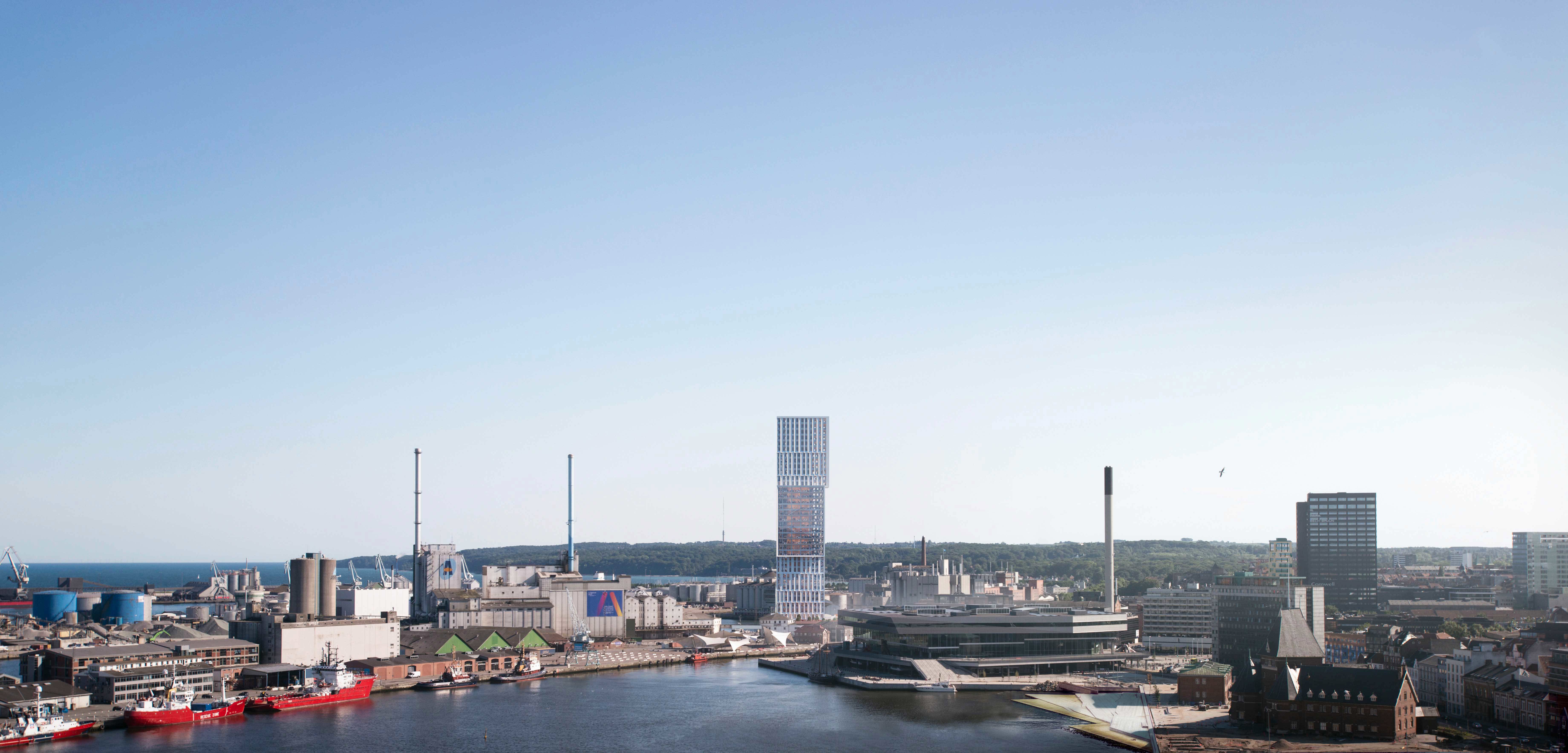 Visualisering Mindet 6 CFM AE Mindet Highrise Fra Nord