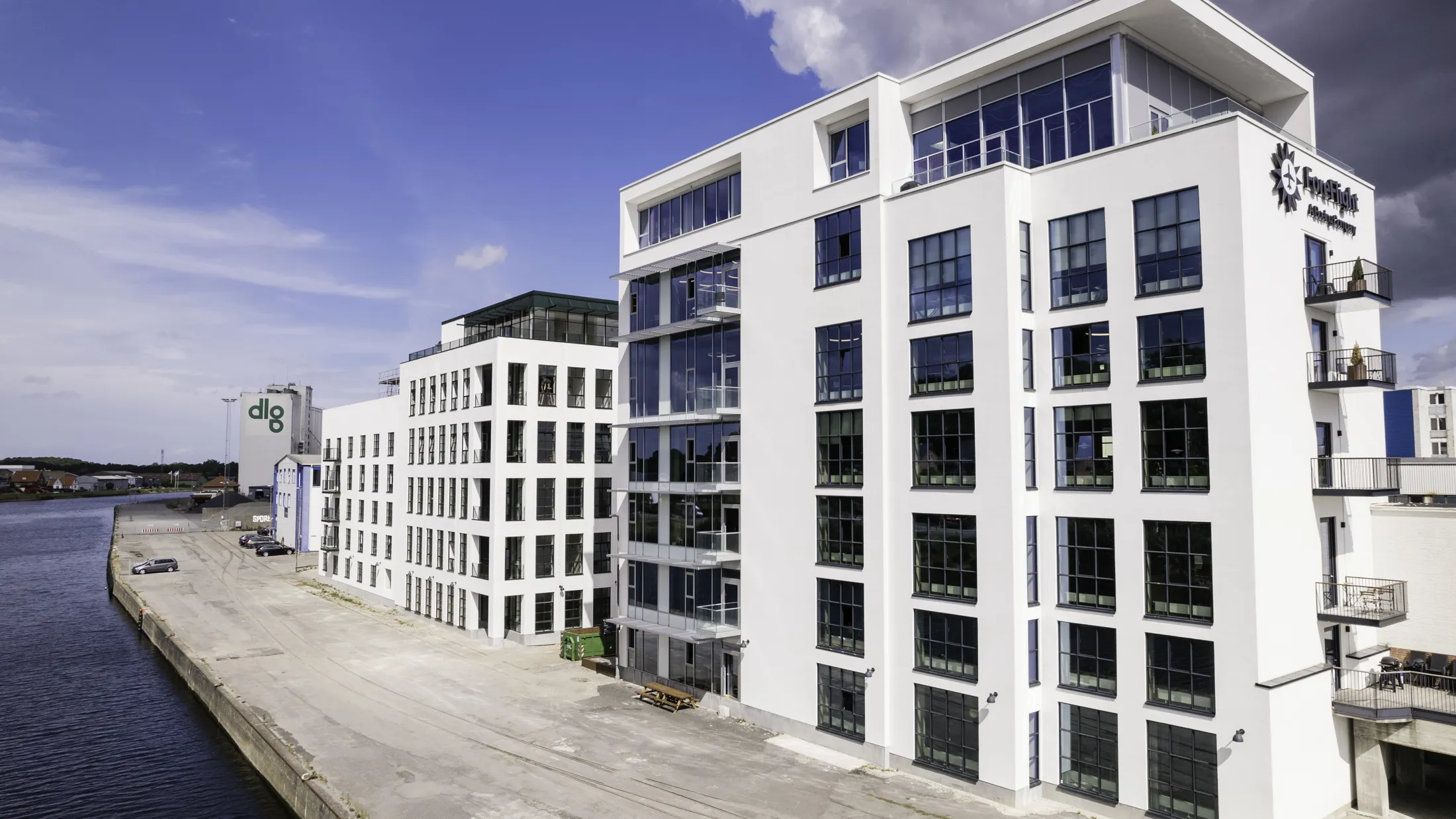 Facade Havnegade 32-34 på Odense Havn 2022