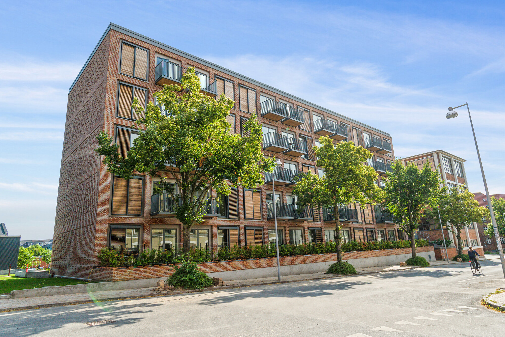Facade lejeboliger i Bredstedgade i Odense 